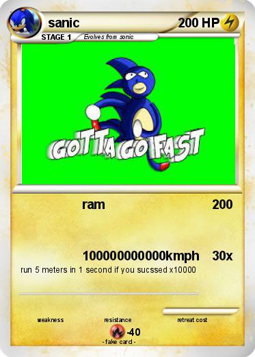 Pokemon sanic