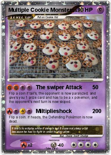 Pokemon Multiple Cookie Monster