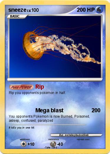 Pokemon sneeze