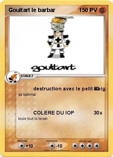 Pokemon Goultart le barbar