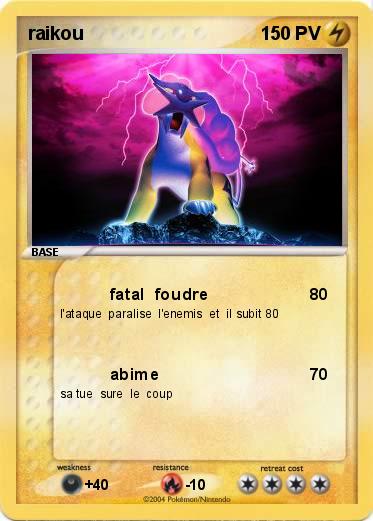 Pokemon raikou