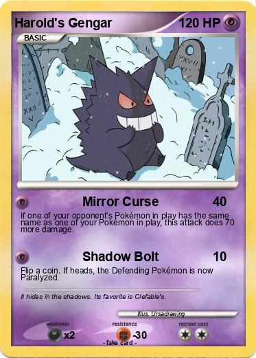 Pokemon Harold's Gengar