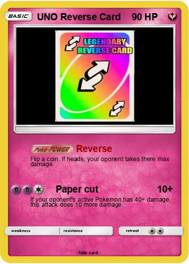 Pokemon UNO Reverse Card