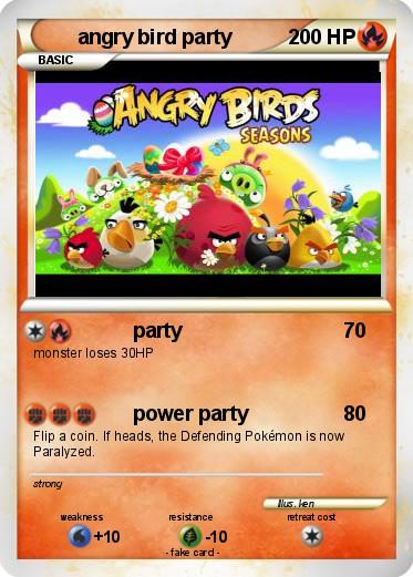 Pokemon angry bird party