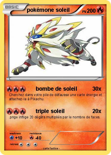 Pokemon pokémone soleil
