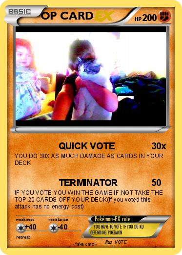 Pokemon OP CARD