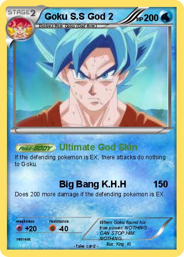 Pokemon Goku S.S God 2