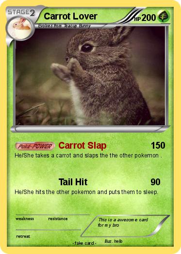 Pokemon Carrot Lover
