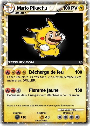 Pokemon Mario Pikachu