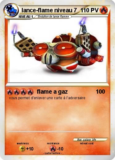 Pokemon lance-flame niveau 7