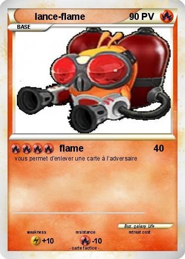 Pokemon lance-flame
