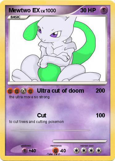 Pokemon Mewtwo EX