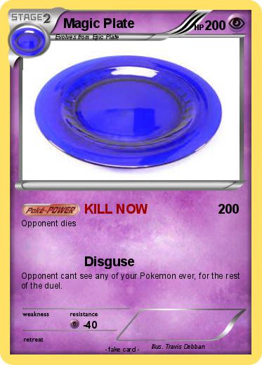 Pokemon Magic Plate