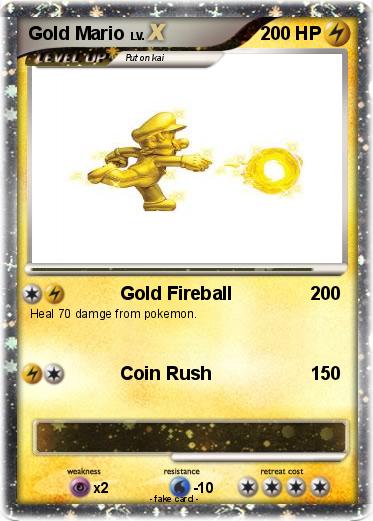 Pokemon Gold Mario