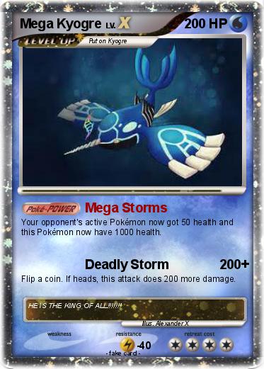 Pokemon Mega Kyogre