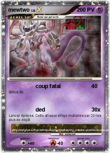 Pokemon mewtwo