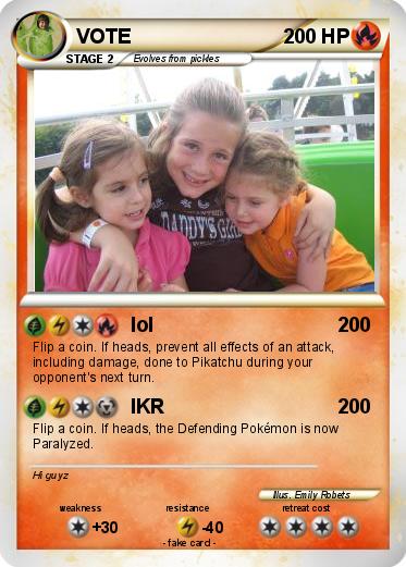 Pokemon VOTE
