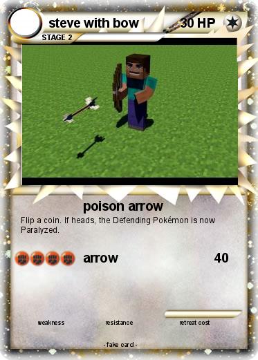 Pokemon steve with bow