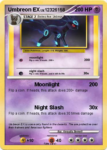 Pokemon Umbreon EX