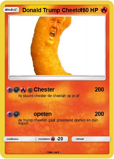 Pokemon Donald Trump Cheetoh