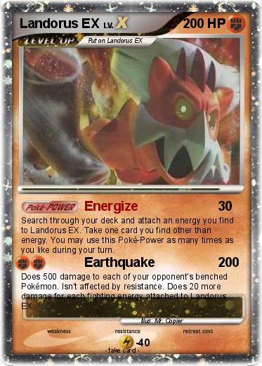 Pokemon Landorus EX