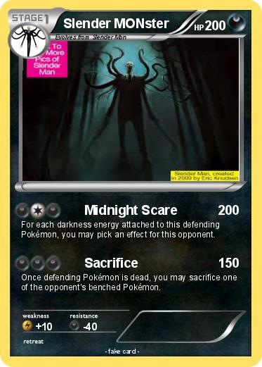 Pokemon Slender MONster