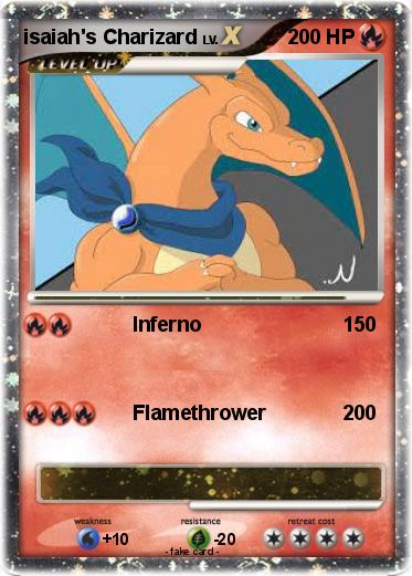 Pokemon isaiah's Charizard