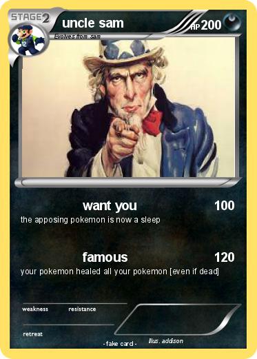 Pokemon uncle sam