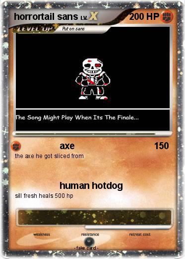 Pokemon horrortail sans