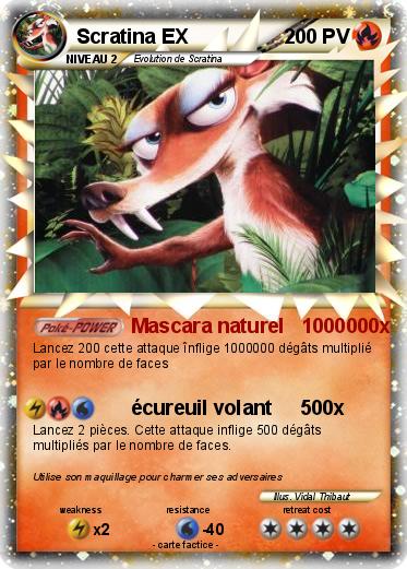 Pokemon Scratina EX