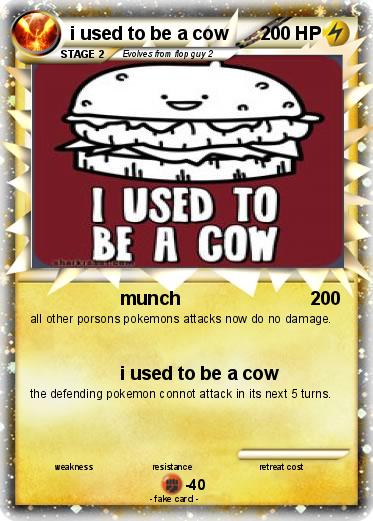 Pokemon i used to be a cow
