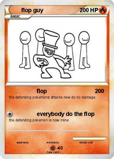 Pokemon flop guy