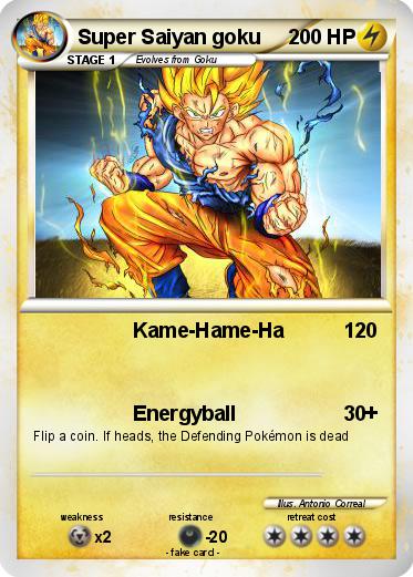 Pokemon Super Saiyan goku