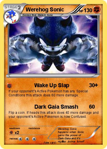 Pokemon Werehog Sonic