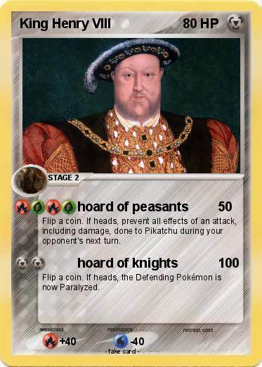 Pokemon King Henry Vlll
