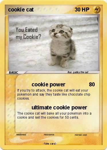 Pokemon cookie cat