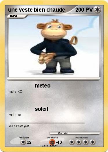 Pokemon une veste bien chaude