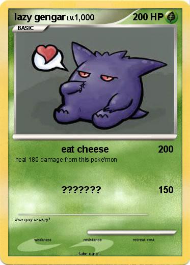 Pokemon lazy gengar