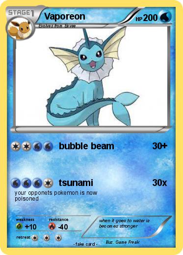 Pokemon Vaporeon