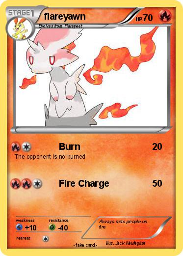 Pokemon flareyawn