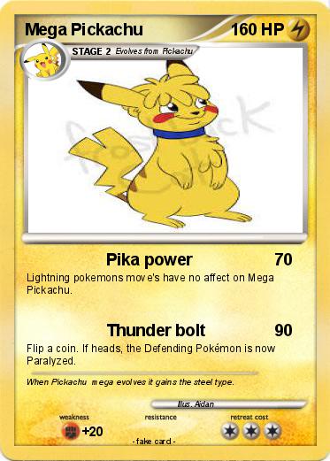 Pokemon Mega Pickachu
