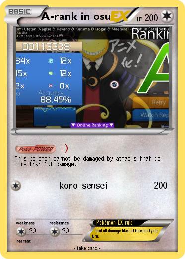 Pokemon A-rank in osu