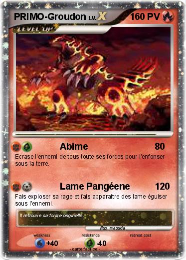 Pokemon PRIMO-Groudon