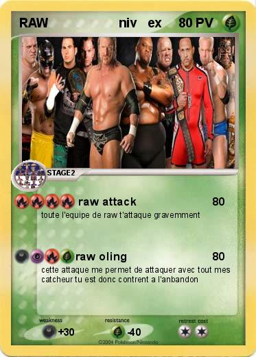 Pokemon RAW                    niv   ex