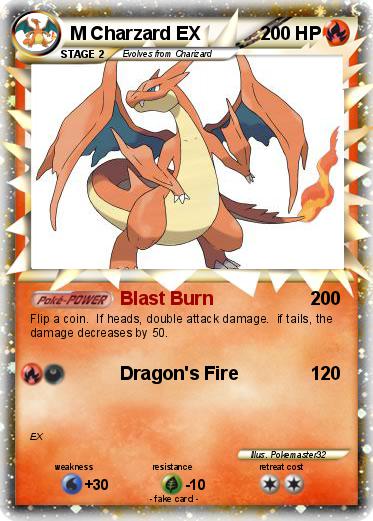 Pokemon M Charzard EX