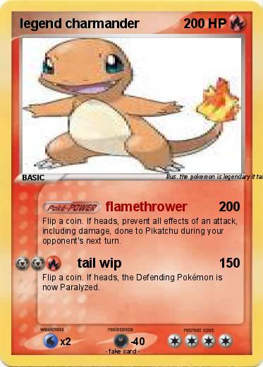 Pokemon legend charmander