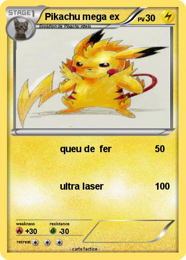 Pokemon Pikachu mega ex