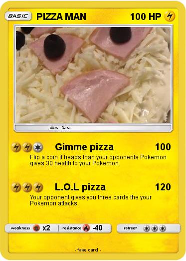 Pokemon PIZZA MAN