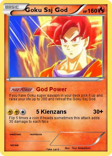 Pokemon Goku Ssj God