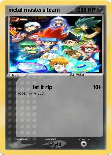 Pokemon metal masters team